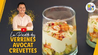 Verrines avocat crevettes  Lidl Cuisine [upl. by Cain457]