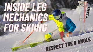 Inside Leg Mechanics For Skiing  Tom Gellie and Demelza Clay [upl. by Yenaffit]