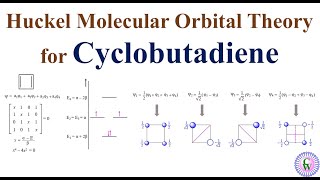 Huckel Molecular Orbital Theory for Cyclobutadiene [upl. by Joela791]