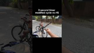 3 second timer modified cycle vs r15 shortsyoutube viralshort trending [upl. by Elttil]