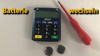 Online Banking TAN Generator Batterie wechseln Sparkasse Kobil Tutorial [upl. by Holna]