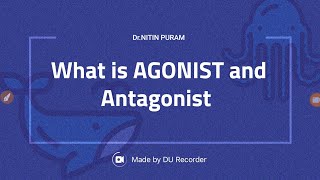 What is the difference between an agonist and antagonist [upl. by Watkin660]