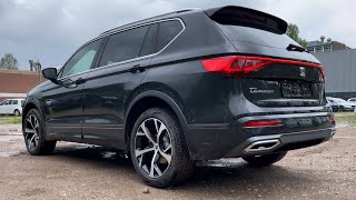 Seat NEW Tarraco FR in 4K 2023 Urano Grey Uni 19 inch Machined walk around amp detail inside [upl. by Tigdirb]