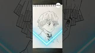 Drawing Zenitsu from Demon slayer  shorts [upl. by Cox]