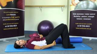 Bridging Pilates Pelvic Curl [upl. by Nashoma]