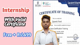 Internship कहां से करें कैसे   For All Branch  With Valid Certificate  LearnVern [upl. by Grogan]