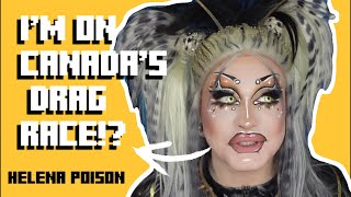 HELENA POISON  GRWM FOR THE PROMO OF CANADAS DRAG RACE SEASON 5 [upl. by Jens]