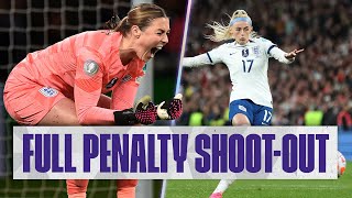 Full Penalty Shootout  England 11 Brazil 42 Penalties UEFA Womens Finalissima  England [upl. by Olmstead645]