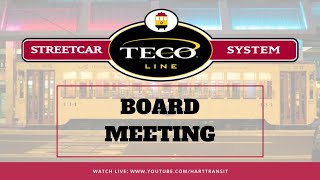 Tampa Historic Streetcar Inc Special Board Meeting  101823 [upl. by Hardan]