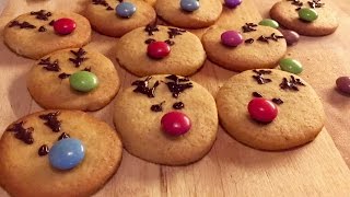 RENNE BISCOTTI DI NATALE AL BURRO FACILI E VELOCI  Ricette natalizie [upl. by Ttessil]