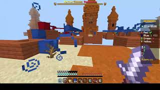 Bedwars squads 1v4 clutch NetherGames [upl. by Rich]