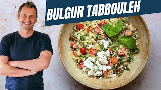 How to use bulgur to make a French style Tabbouleh  Mediterranean recipes [upl. by Mavra]