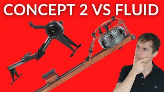 ROWER SPEED Concept 2 VS Fluid Rower Which is Faster [upl. by Eitak]