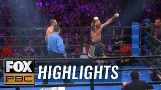 Caleb Plant emotional after winning world title for his late daughter  HIGHLIGHTS  PBC ON FOX [upl. by Avrom]