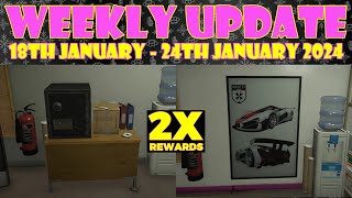 Weekly Update 18th January  24th January 2024  GTA Online [upl. by Markowitz901]