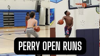 Open Runs at Perry Middle School Quintyn Voltz and Jarrett Harris Go CRAZY [upl. by Anah]