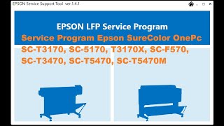 Como RESETEAR PLOTTER SC F570 F600 T3100 SC T3170X T340050 T5100 T5400✅Service Support Tool😨👍♥️ [upl. by Demakis]