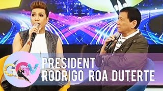 President Duterte does not believe in forever  GGV [upl. by Denna]