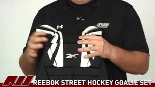 Reebok Hockey Street Goalie 4Piece Set [upl. by Tattan330]