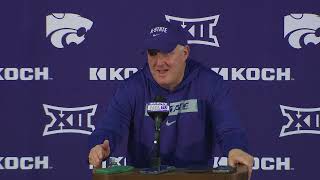 KState Football  Chris Klieman postgame press conference following loss to Arizona State  Nov 16 [upl. by Ateuqirne460]