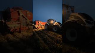 Valtra with Dewulf potato harvest farming fs dewulf farm valtra agro farmer potato [upl. by Enovahs758]