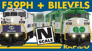 This is the Wayto N Scale Commuter Train Awesomeness [upl. by Oimetra]