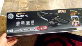 TV ANTENNA Ultrapro stealth HD Antenna review [upl. by Lalita44]