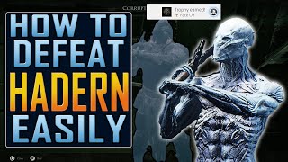 MORTAL SHELL  How to EASILY Defeat HADERN in the tutorial  Face Off Trophy Guide [upl. by Haimirej220]