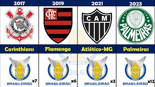 TODOS OS CAMPEÕES DO BRASILEIRÃO SÉRIE A 1937 A 2023 [upl. by Halyk]