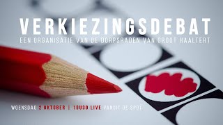 Verkiezingsdebat  Haaltert  LIVE [upl. by Anrahs]