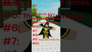 Ranking Old Roblox Songs [upl. by Lytsirk834]