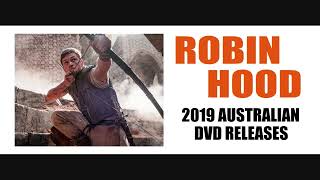 Taron Egerton Jamie Foxx Eve Hewson Robin Hood 2018 2019 Australian DVD Releases [upl. by Assilak]