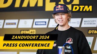 Kalle Rovanperä in Zandvoort  ReLive Press Conference  DTM 2024 [upl. by Acalia470]