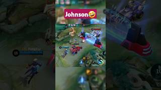 Johnson vs grock mobilelegends mlbbindia mlbb mlbbindonesia mlbbcreatorcamp [upl. by Ivette]