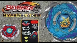 NEW Beyblade Hyperblade Blitz Striker 100RSF Unboxing [upl. by Aitret]