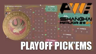 DIAMOND Shanghai Major PLAYOFF PICKEMS CS2 Perfect World Major Predictions [upl. by Nireil]