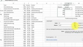 Excel16Häufigkeitsfunktion [upl. by Grey607]