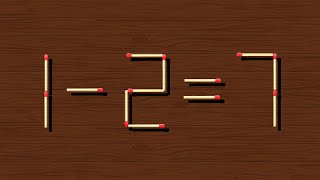 Move only 1 stick to make equation correct Matchstick puzzle ✔ [upl. by Arymas]