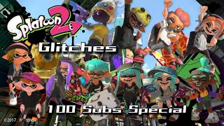 Splatoon 2  glitches  100 subscribers special ⭐︎ Thank you so much チャンネル登録100人スペシャルスプラトゥーン2 バグ集 [upl. by Ruford]