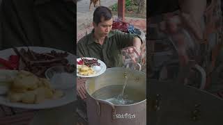 Da Trâu Muối Chua Đặc Sản Sơn La  Nhà Ở Quê amthucvietnam cooking food amthuc monngon datrau [upl. by Gerbold]