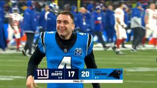 Eddy Pineiro Game Winning Field Goal vs New York Giants panthers tiktok youtube [upl. by Abernon]