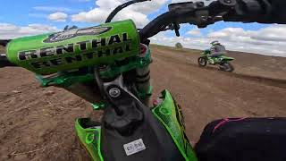 TEAM GREEN KAWASAKI KXF 250 amp 450 AT COMMON FARM MX [upl. by Frodina]