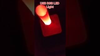 How to make RGB USB Light diy light viralshorts shots [upl. by Siuoleoj300]