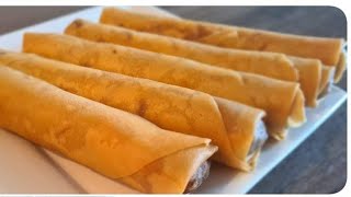 Kip Loempias Vietnamese Lumpia receptchicken spring rolls recipe [upl. by Airtina]