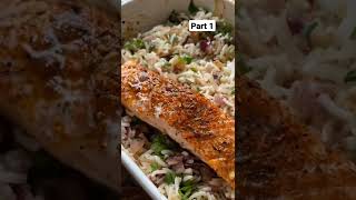 Salmon recipe with rice easy to make part 1 [upl. by Jessi]