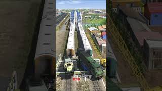 Kereta Api Freestyle keretaapi trainzsimulator train automobile railway [upl. by Jaffe]