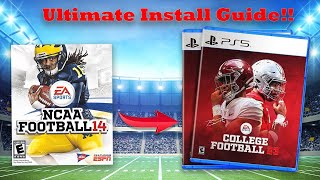 Fixed College Football Revamped Ultimate Install Guide SPEED FLEX F7 Helmets Enhanced Graphics [upl. by Missi]