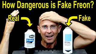 How Dangerous is Fake Car AC Refrigerant Lets Find Out [upl. by Ellenahc329]