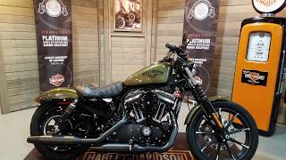 2017 Harley Davidson Sportster 883 Iron in olive gold  HarleyDavidson of Kokomo [upl. by Eltsirc]