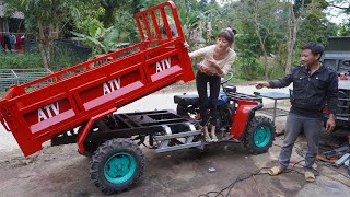 Buy a powerful 4wheeled 1500 car to transport goods  Surprised with the young mans homemade car [upl. by Clarkson]